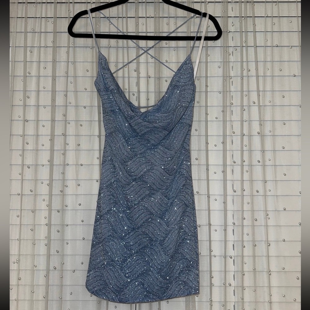 Blue Sparkly Dress